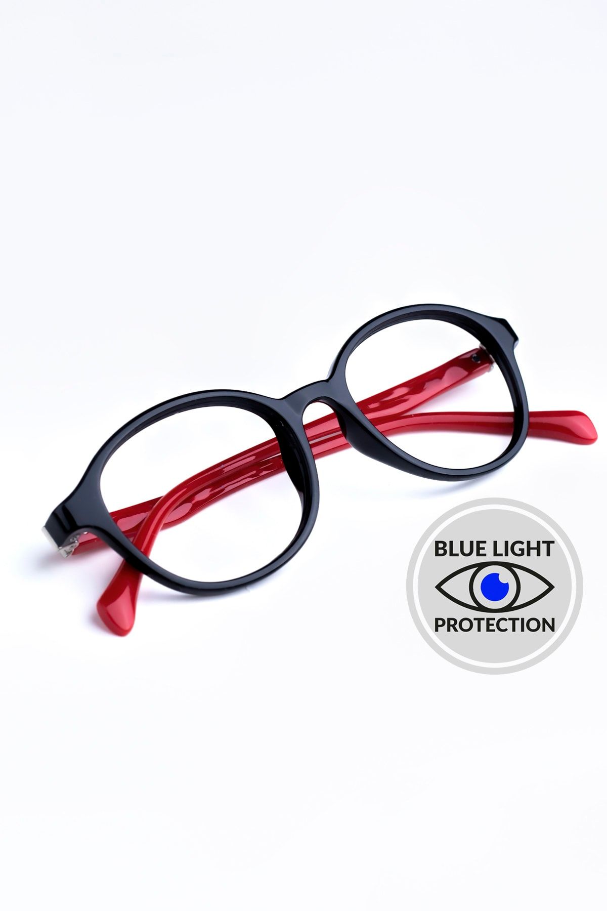 Focus On Siyah Kırmızı 2-5 Yaş Mavi Işık Filtreli Çocuk Ekran Gözlüğü