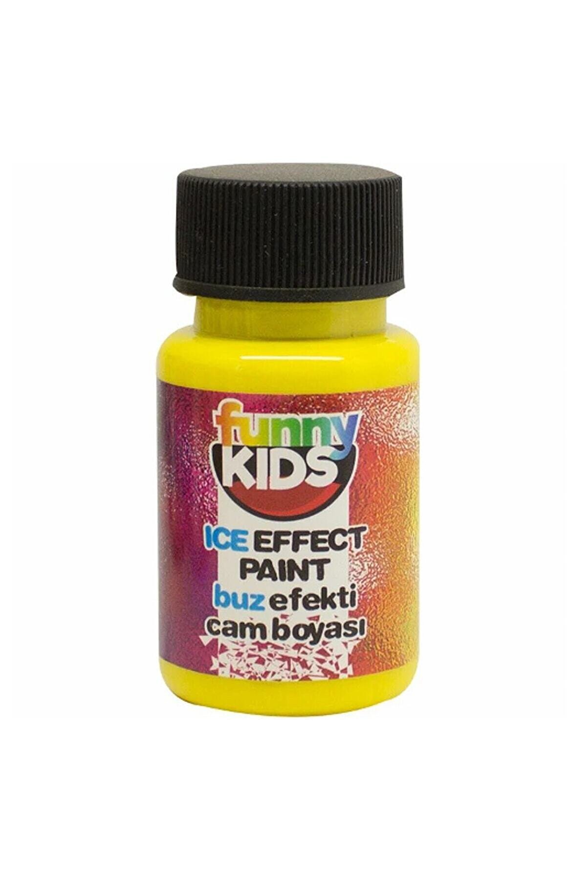 Rich Funny Kids Buz Efekti Cam Boyası 50cc - 4840 Sarı