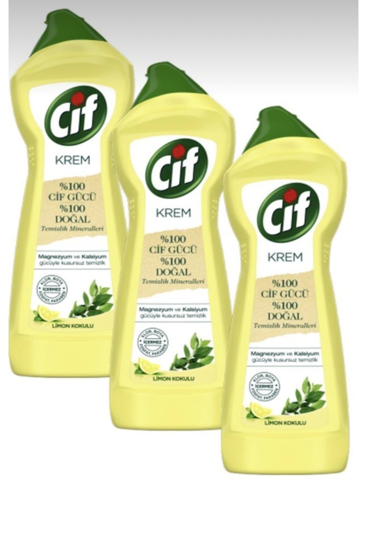 Cif Krem Limon Kokulu 750 Ml 3 Adet