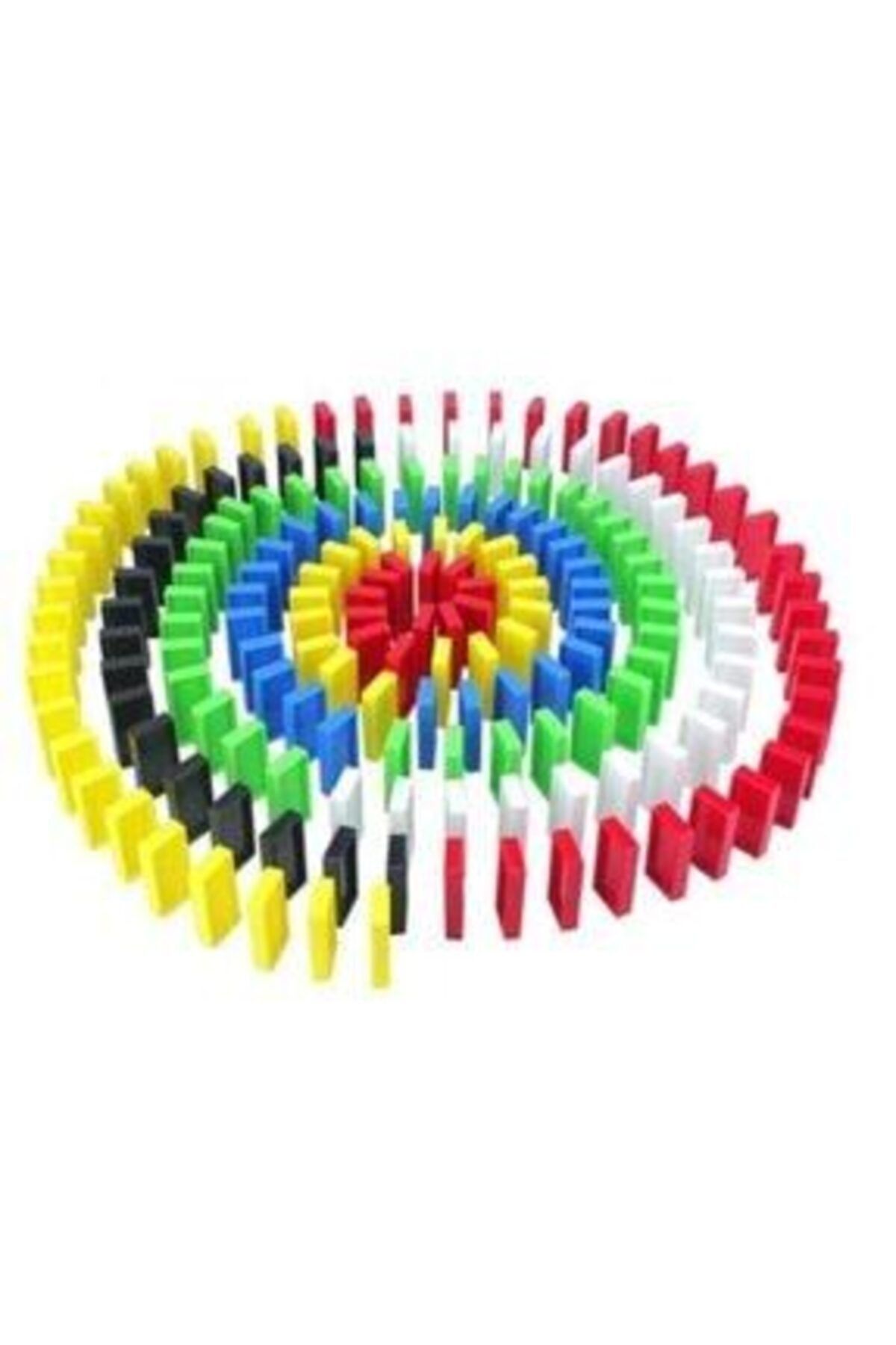99 Papulin Toys 200 Parça Eğitici Renkli Domino Taşları