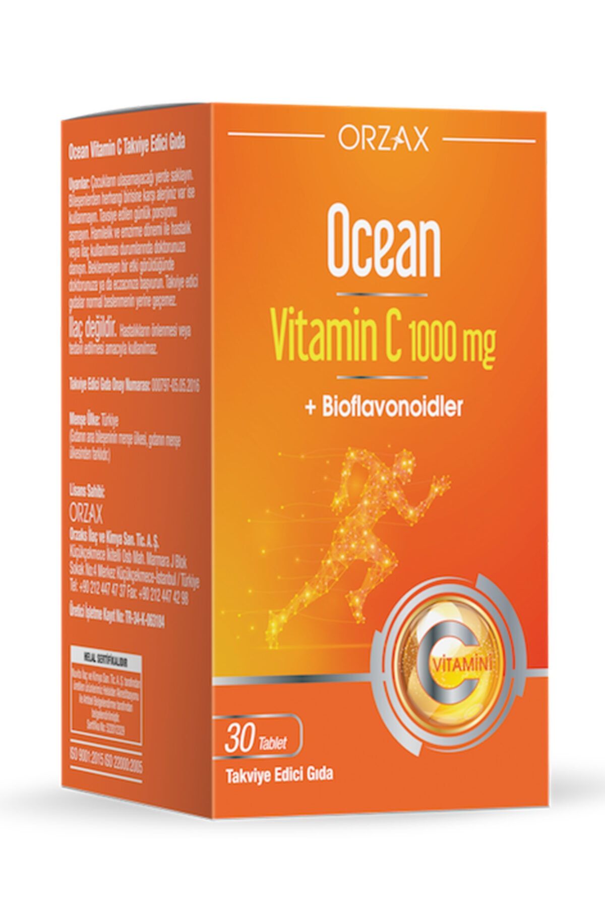 Ocean Vitamin C 1000 Mg 30 Tablet
