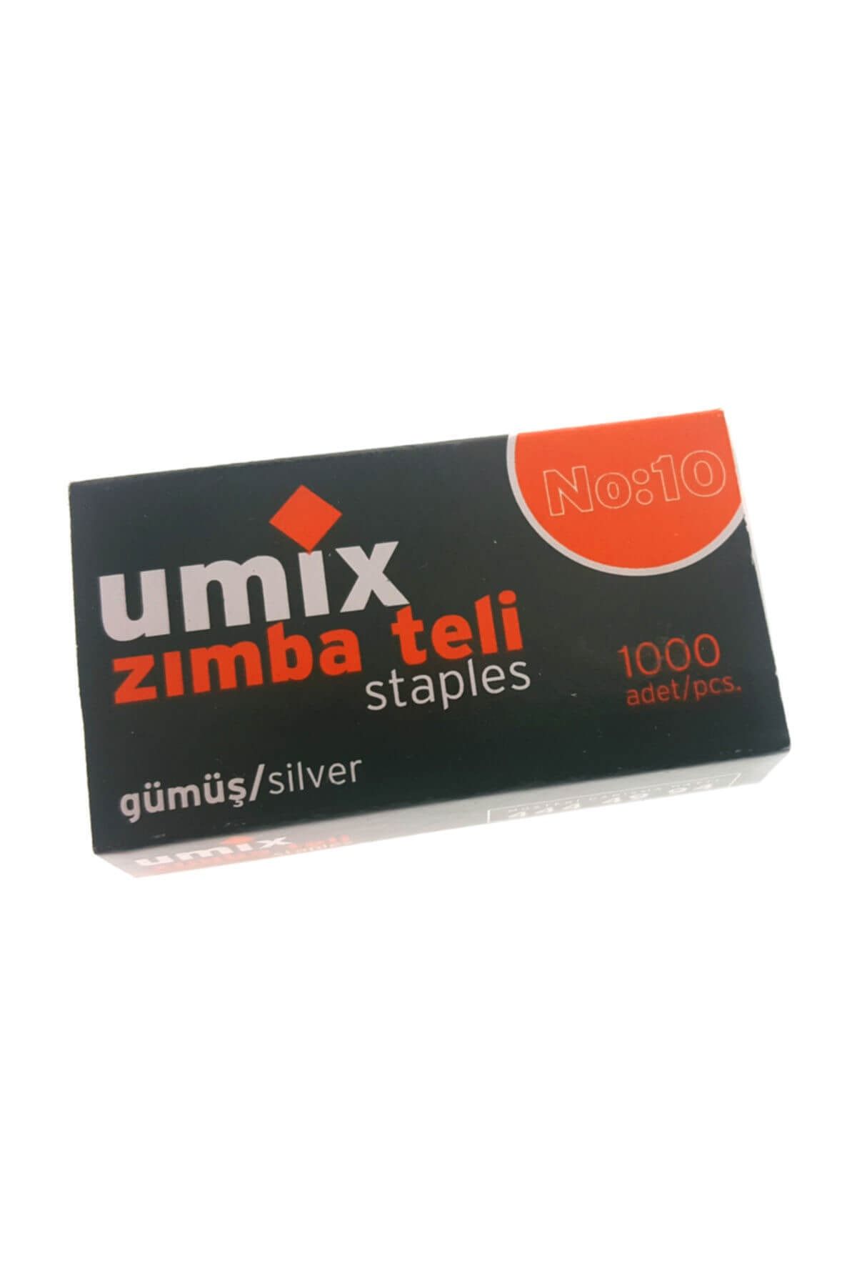Umix Zımba Teli No:10 Gümüş 1000 Adet N:u2213kk