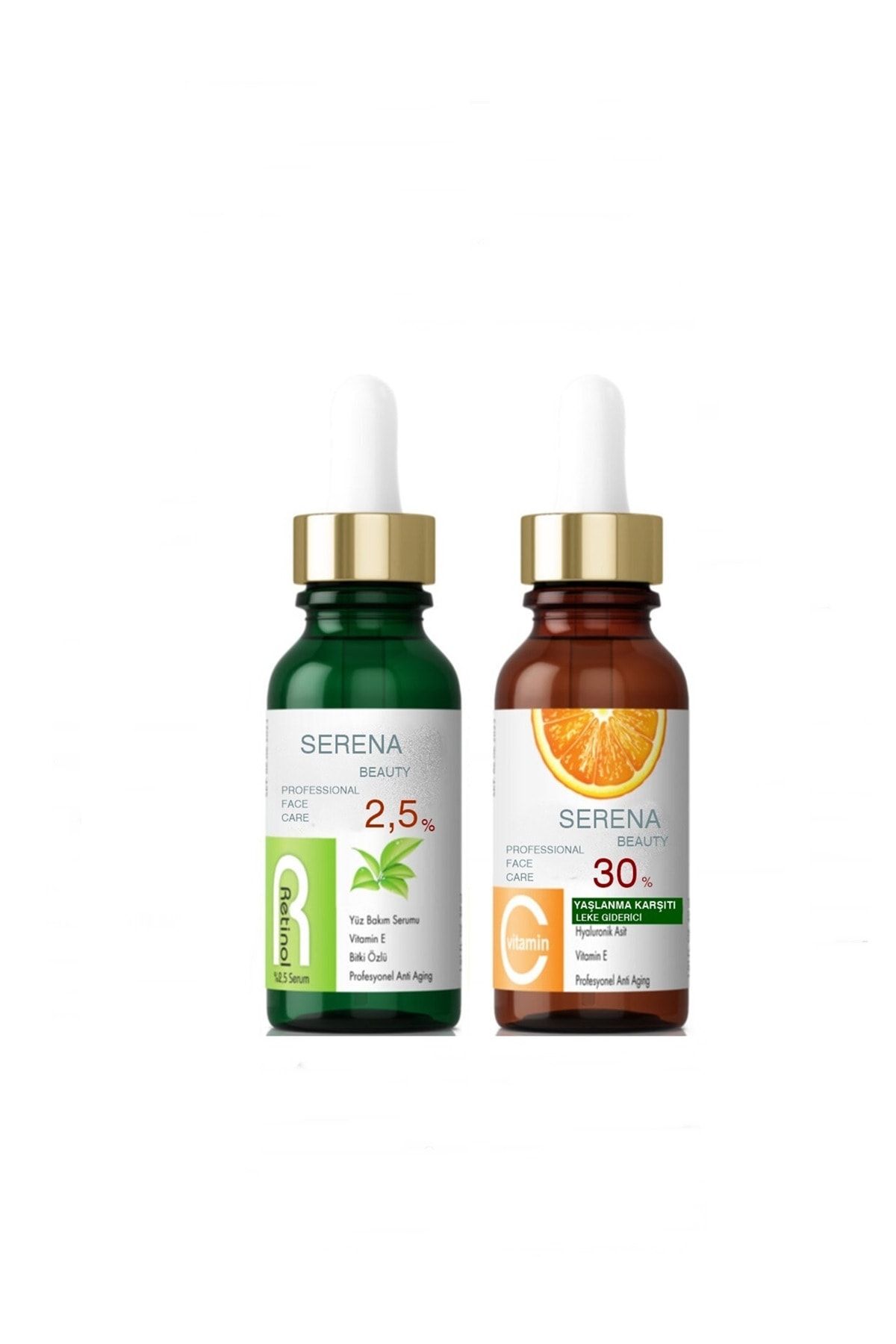Serena Retinol + Vitamin C Cilt Serum Set