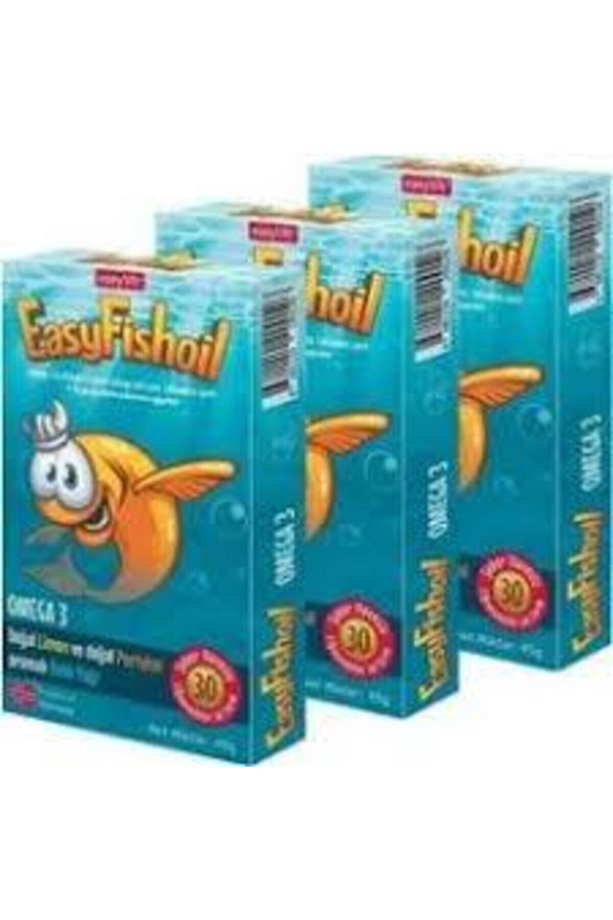 Easy Fishoil Easyfish Oil Omega 3 30tablet Limon Ve Portakallı 3 Adet
