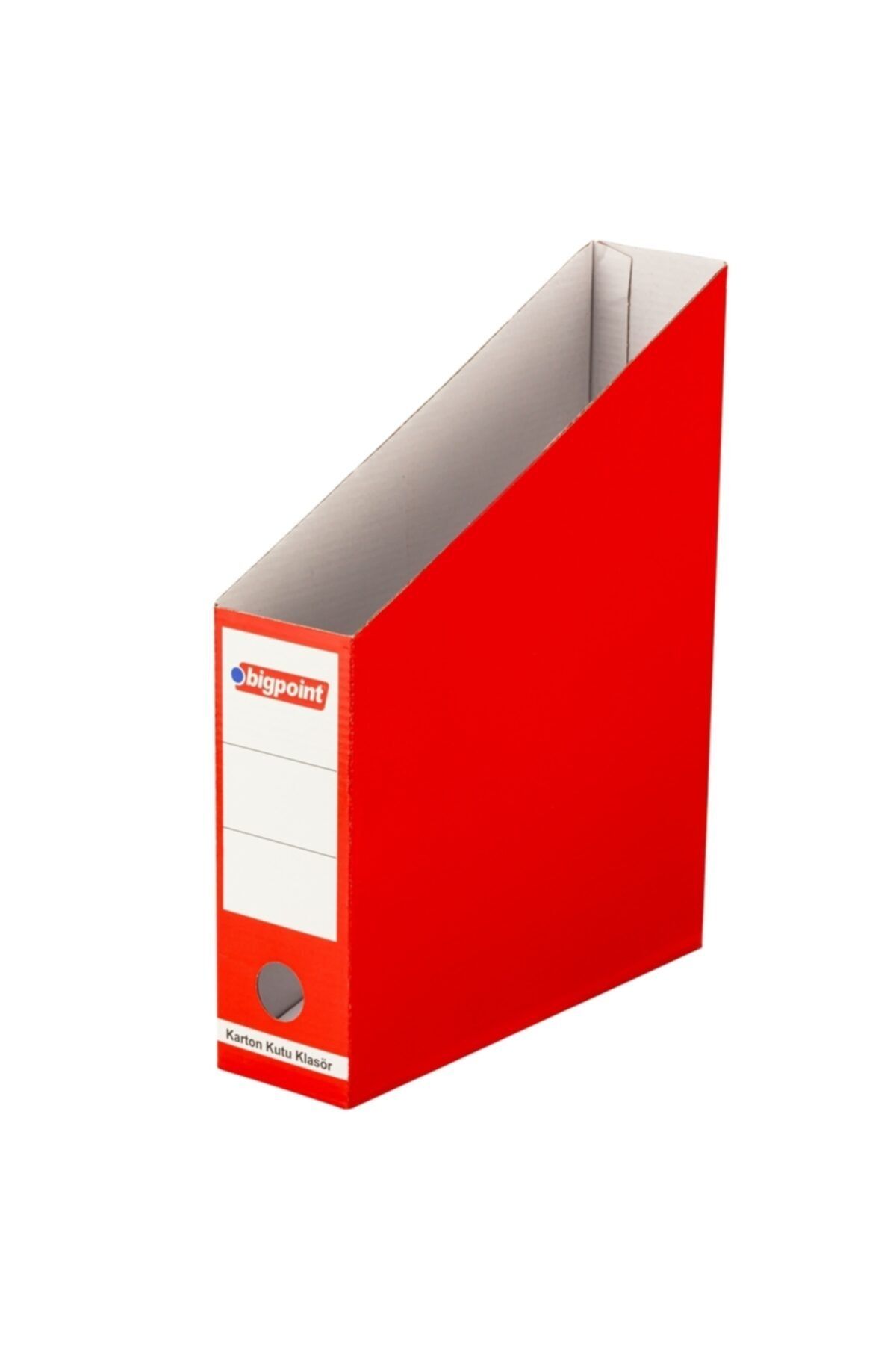 Bigpoint Karton Kutu Klasör Kırmızı 6'lı Paket
