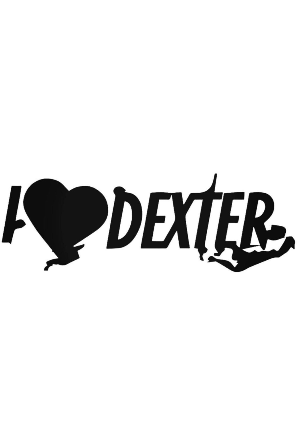 Genel Markalar I Heart Dexter Sticker Oto Arma Duvar Çıkartma 20 cm