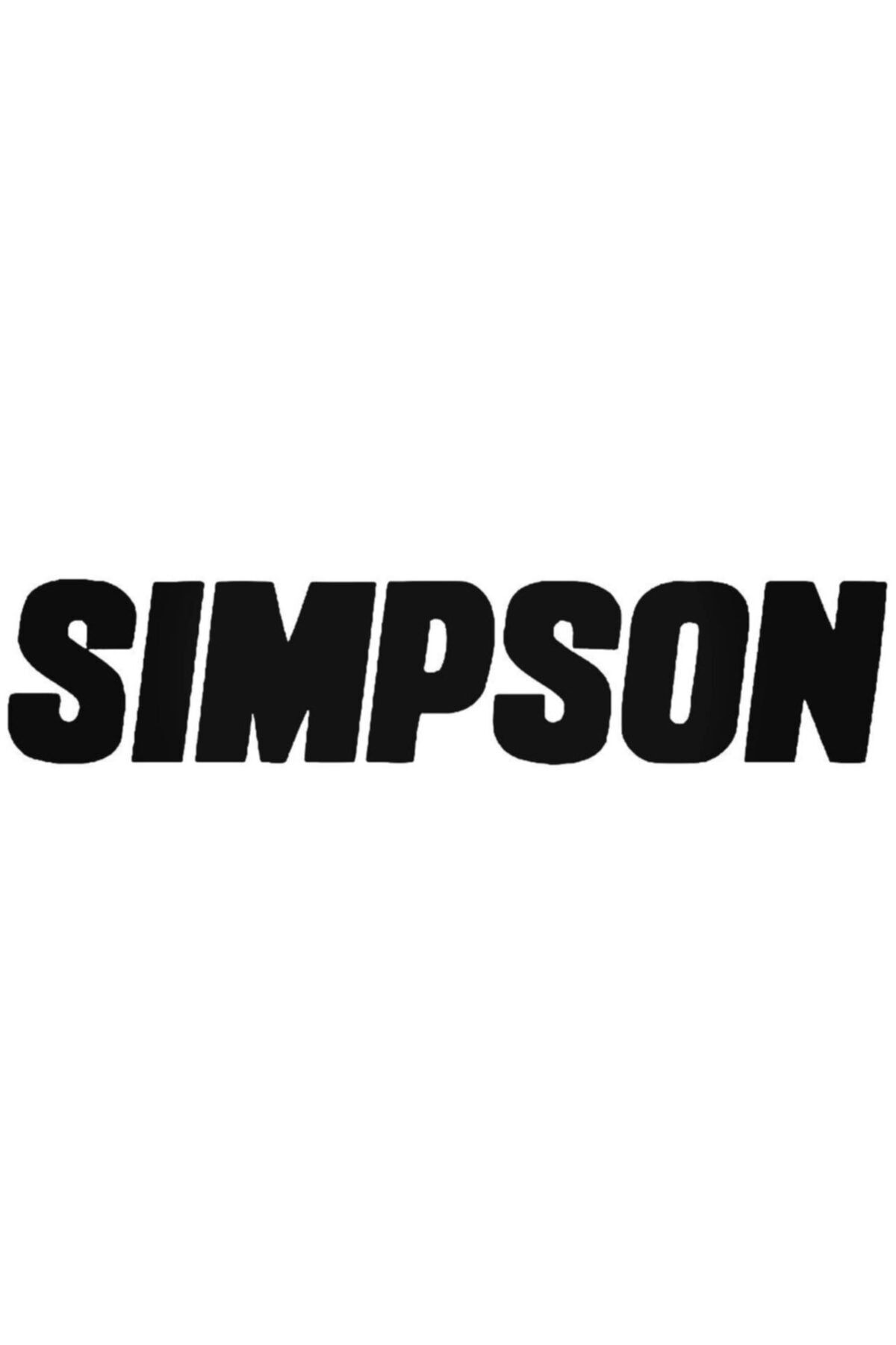 Genel Markalar Simpson Logo 1 Sticker Araba Oto Arma Duvar Çıkartma 20 cm