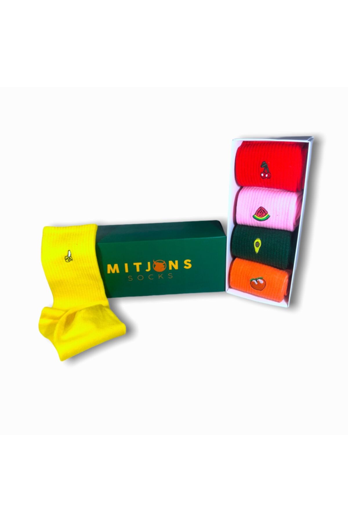 MITJONS 5'li Meyve Sepeti Çorap Set