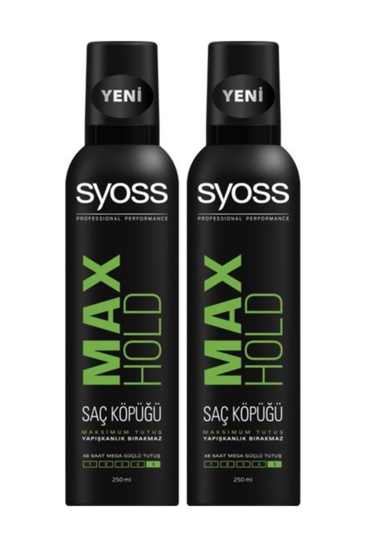 Syoss Max Hold Saç Köpüğü 250 ml 2'li