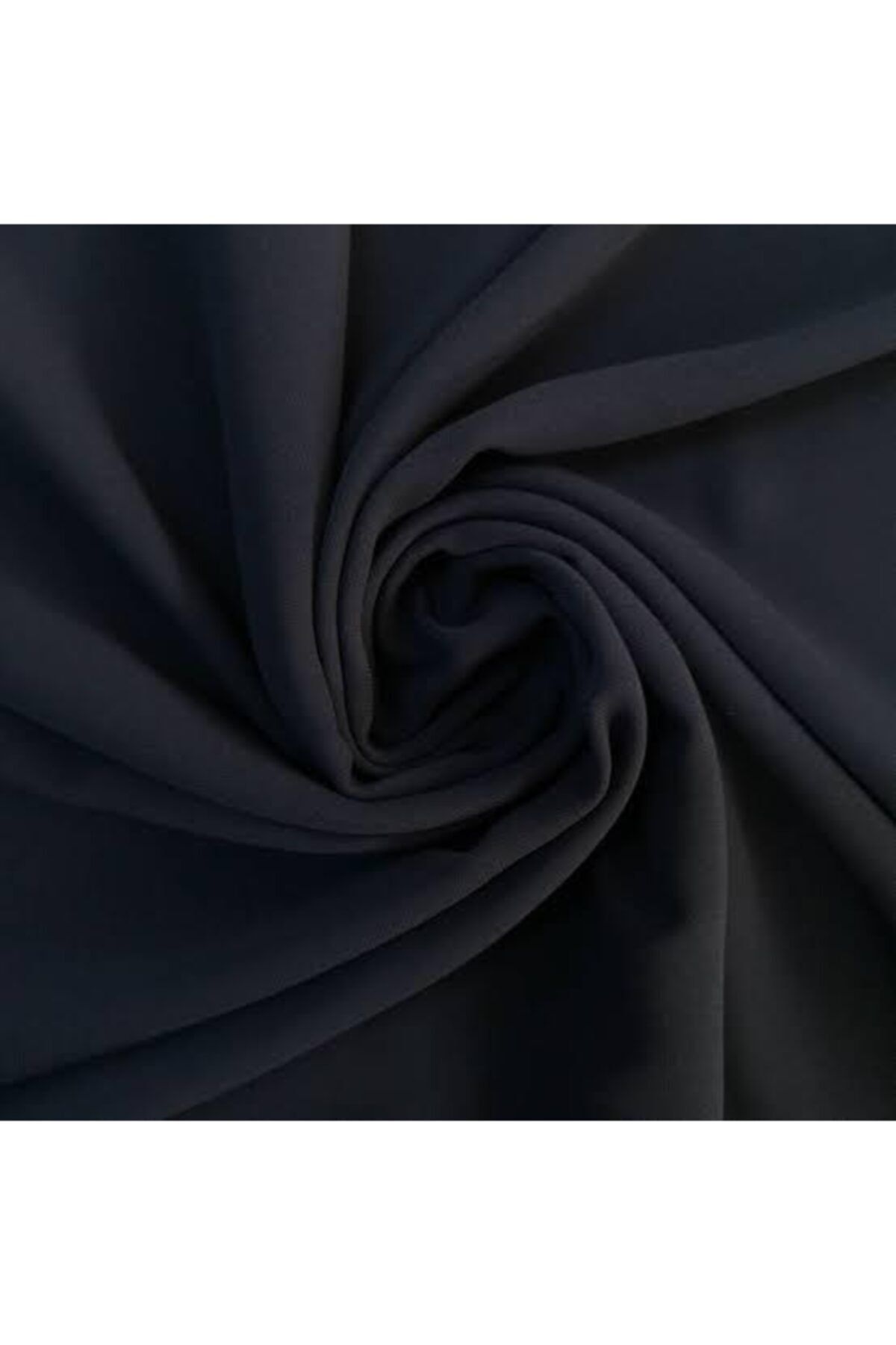 Nadirzade Kumaşçılık Likralı Elbiselik Italyan Double Krep Kumaş- Siyah (150 CM ENİNDE)