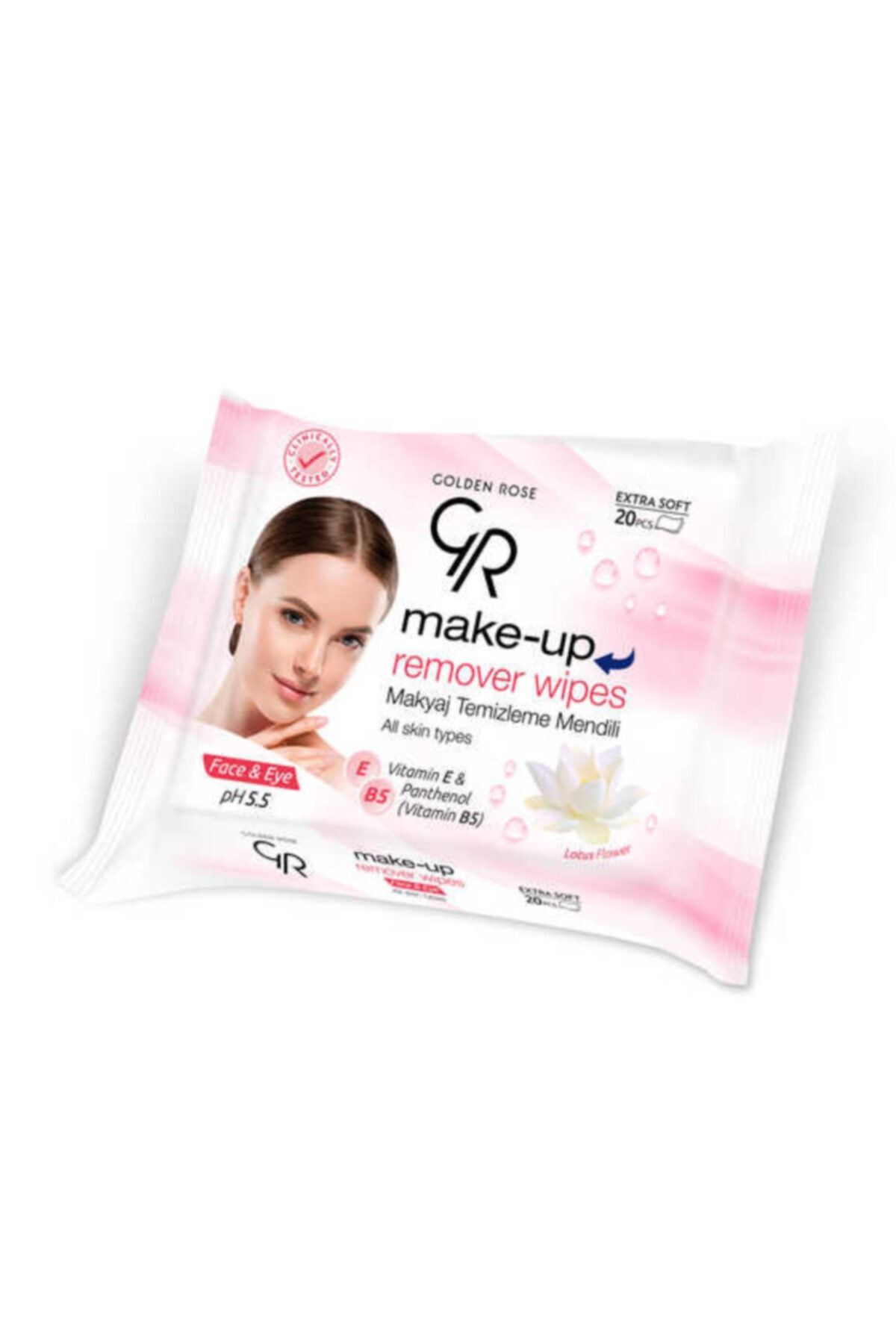 Golden Rose Make-up Remover Wipes - Makyaj Temizleme Mendili