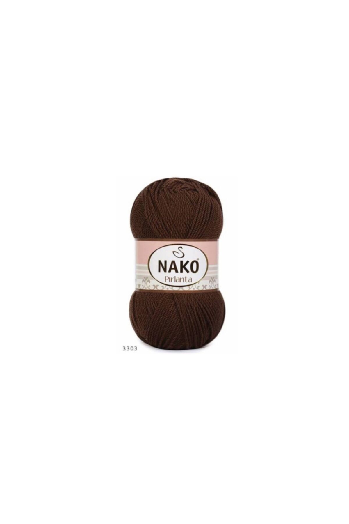 Nako Pırlanta 3303 Kahverengi Amigurumi Örgü Ipi