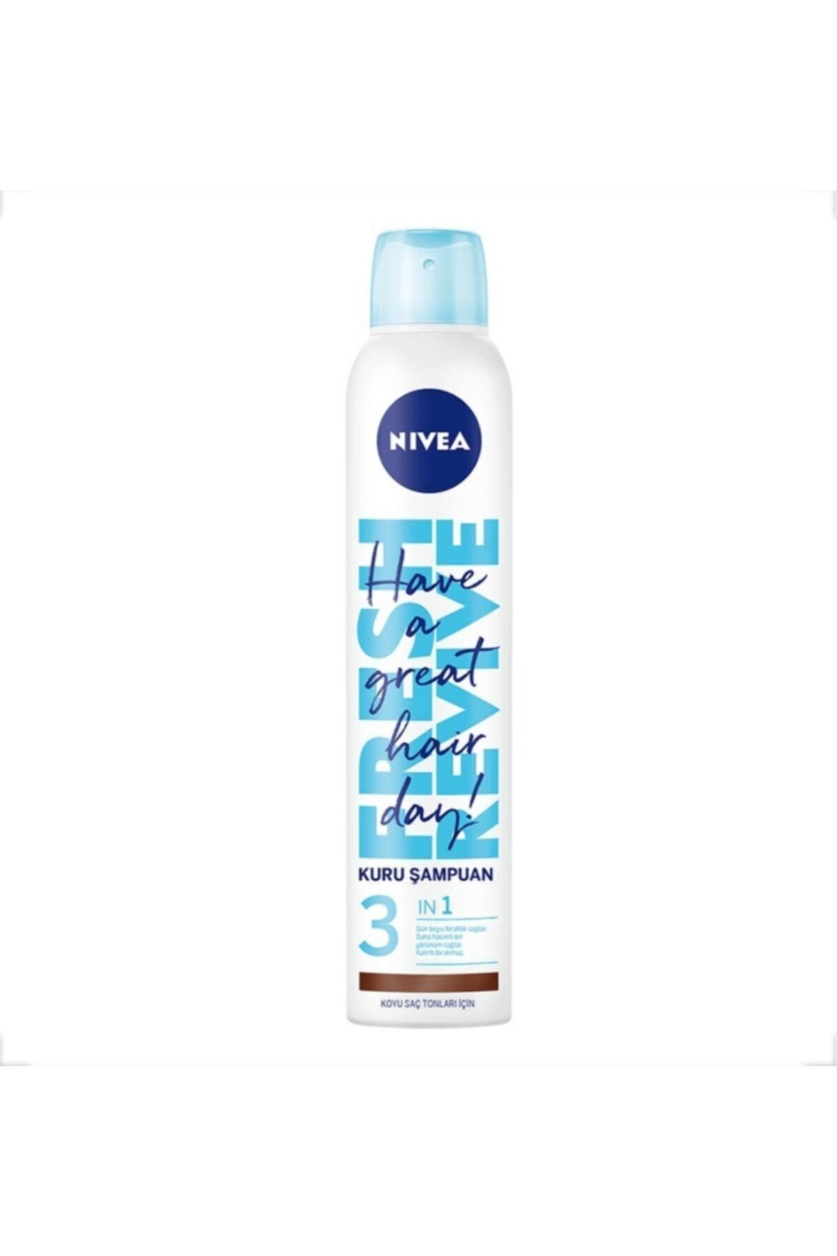 NIVEA Hair Koyu Saç Tonları Için Kadın Kuru Şampuan  200 ml
