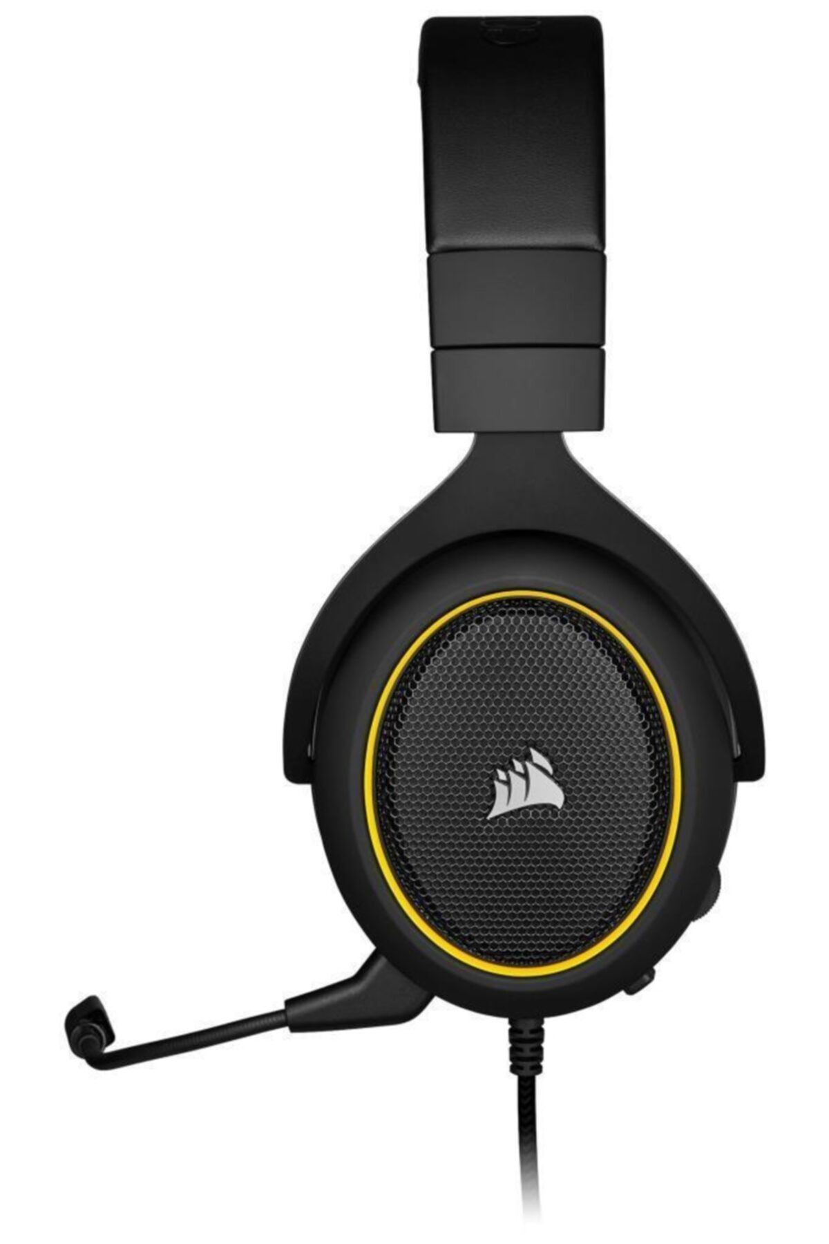 Corsair Sarı Siyah Hs60 Pro Surround 7.1 Harici Ses Kartlı Oyuncu Kulaklığı