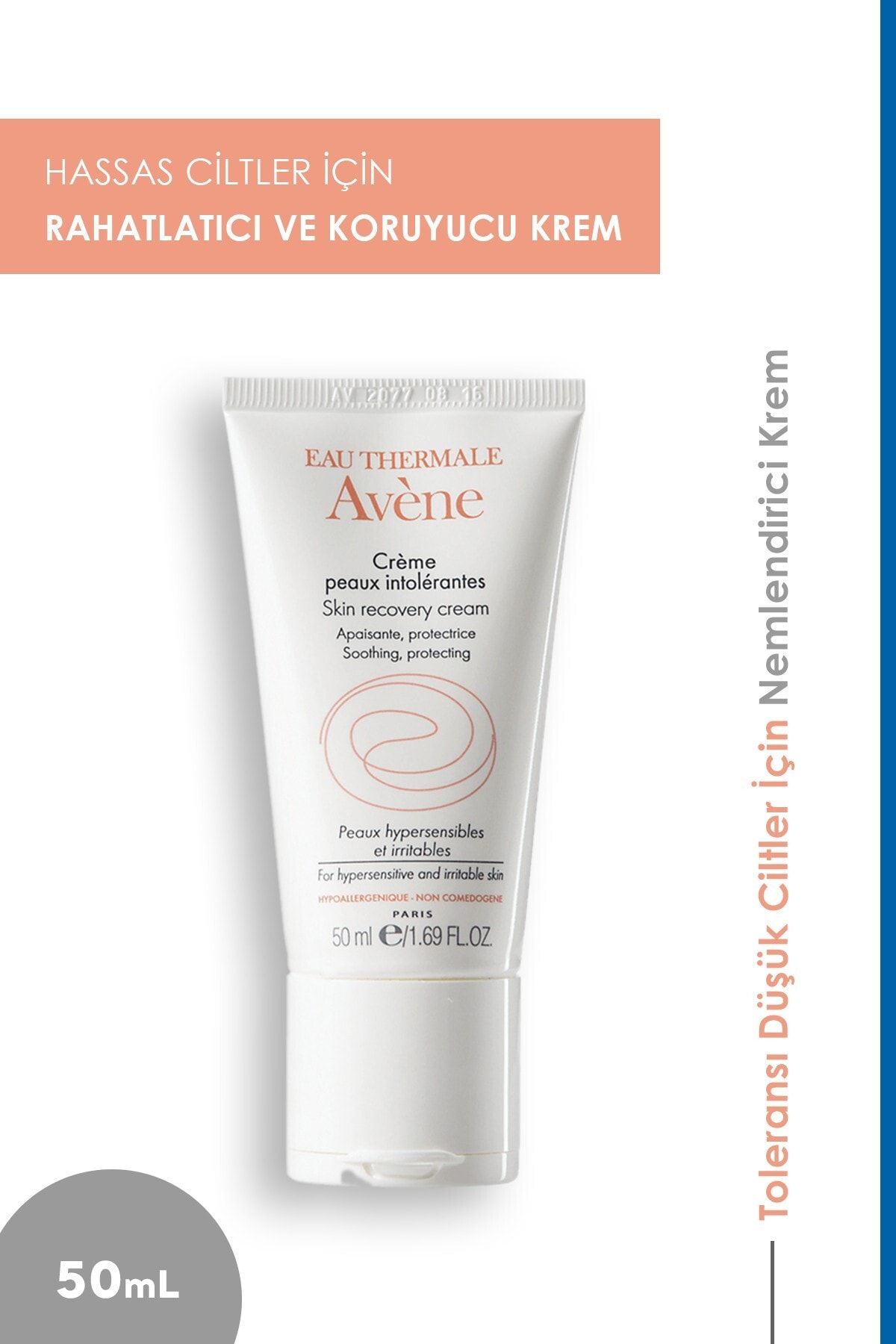 Avene Creme Peaux Intolerantes Skin Recovery Cream - Bakım Kremi 50ml