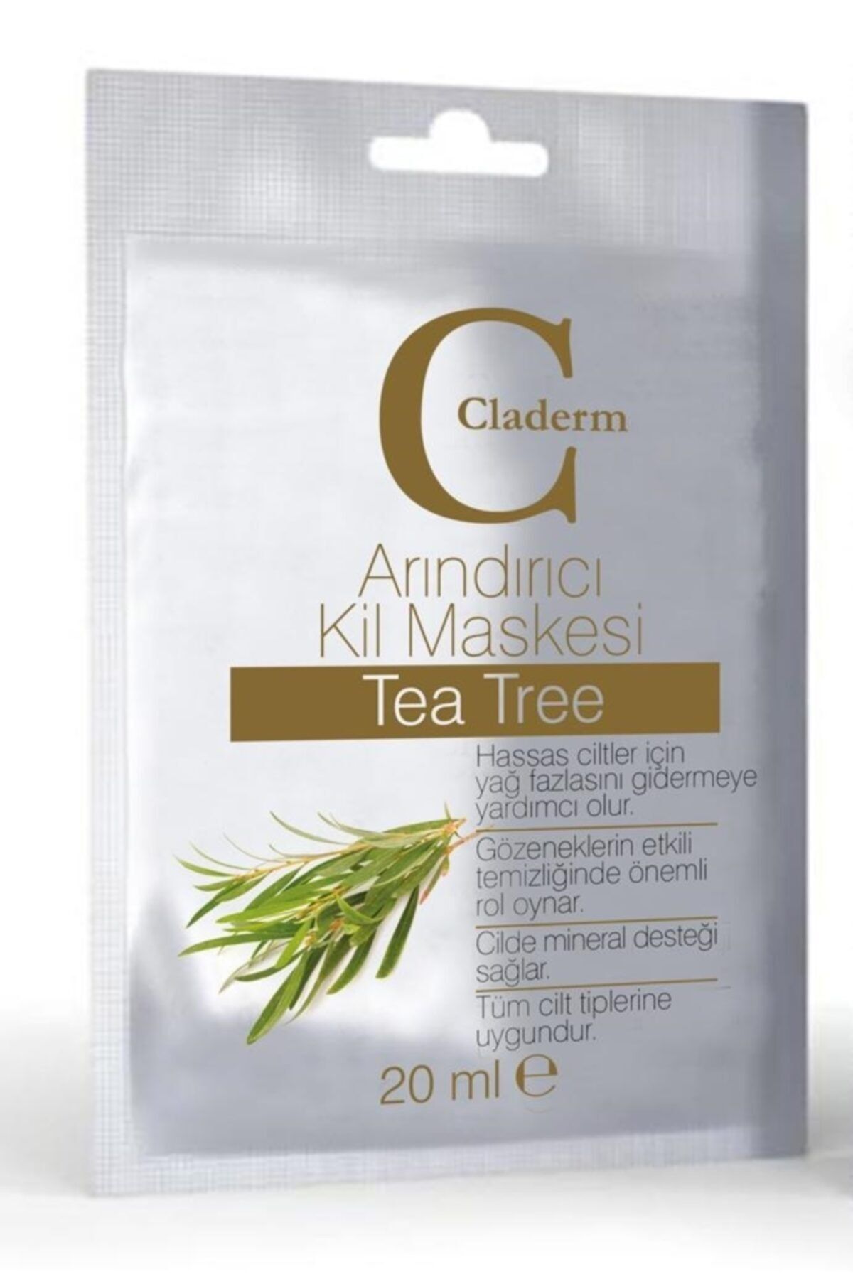 Claderm Kil Maskesi 20 ml Sachet – Tea Tree