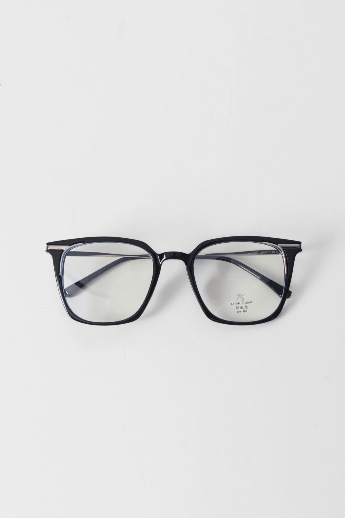 Kapin Cateye Mavi Işık Filtreli Gözlük - Siyah Çerçeve Mavi Işık Koruyucu Gözlük