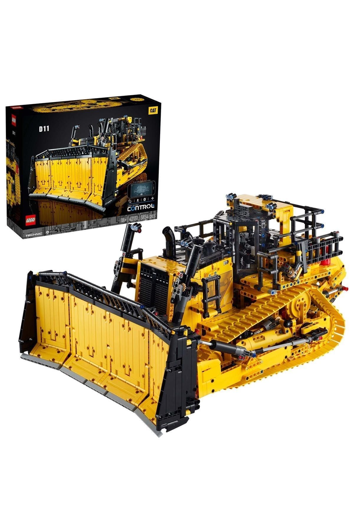 LEGO Technic Cat D11T Buldozer 42131 Yapım Seti;  bir İnşaat Makinesinin Aslına Uygun Modeli (3854 Parça)