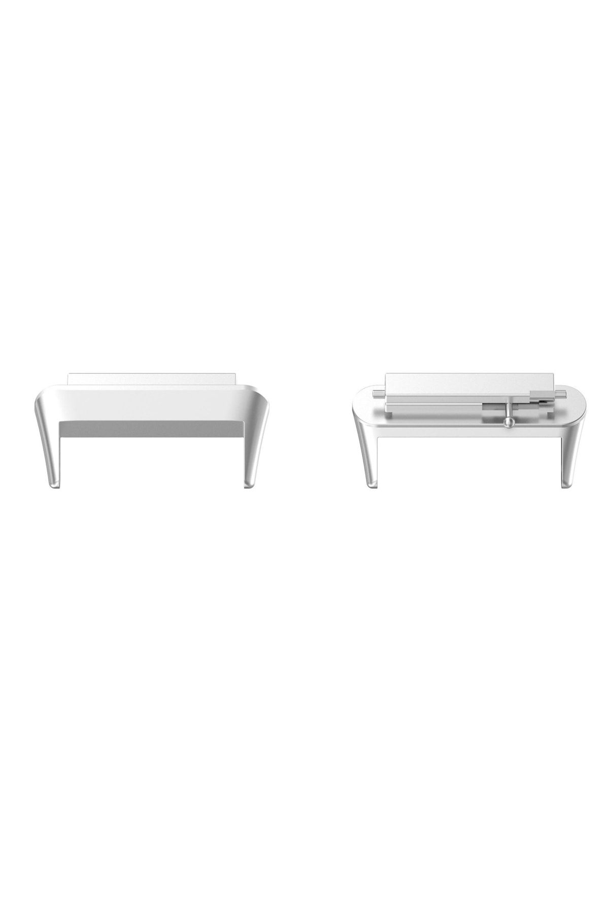 Microcase Huawei Band 7 16mm Çevirici Metal Kordon Kayış Adaptörü Set - Al3143