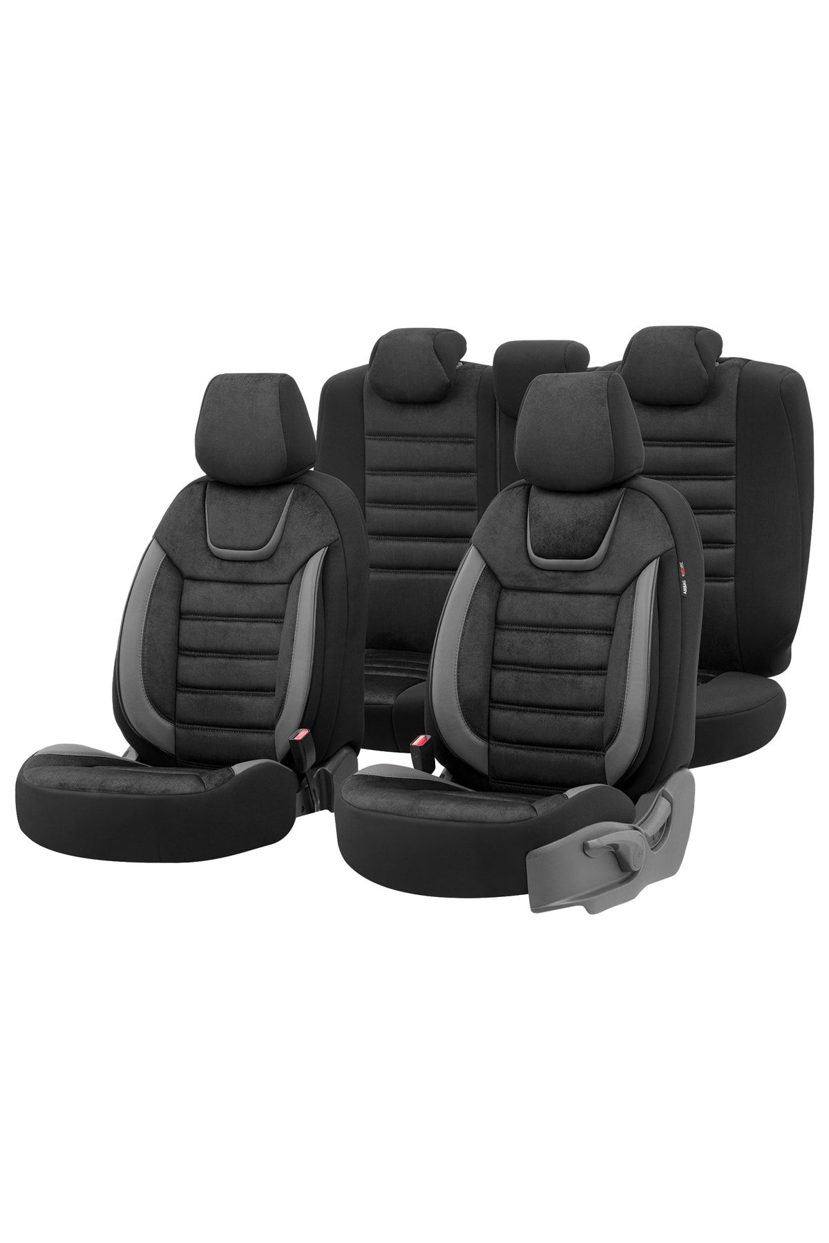 Otom Iconic Design Universal Seat Covers Black-grey