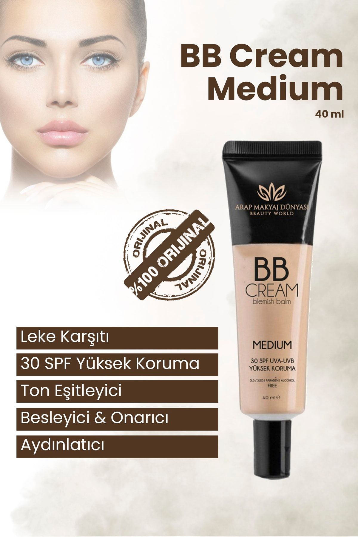 Arap Makyaj Dünyası Bb Krem Medium 40 ml