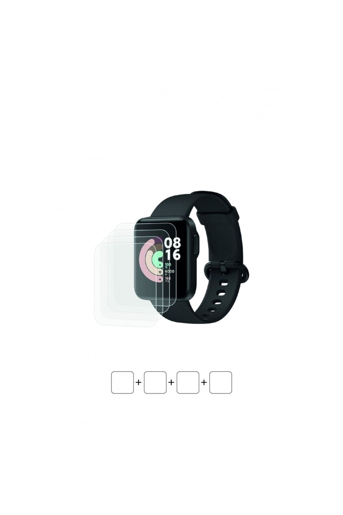 Wrapsol Xiaomi Redmi Watch  Uyumlu Akılı Saat Ekran Koruyucu Poliüretan Film