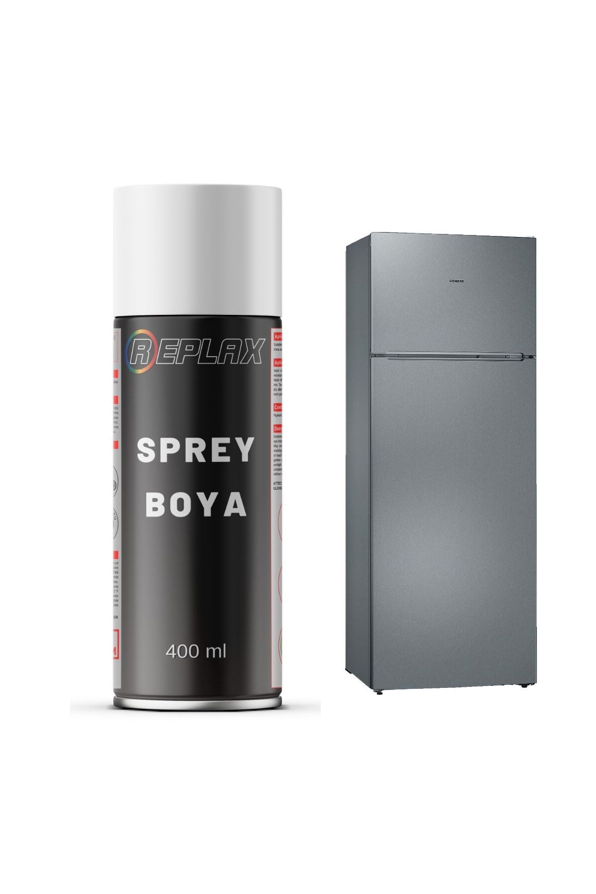REPLAX Inox Buzdolabı Sprey Boya 400 Ml.