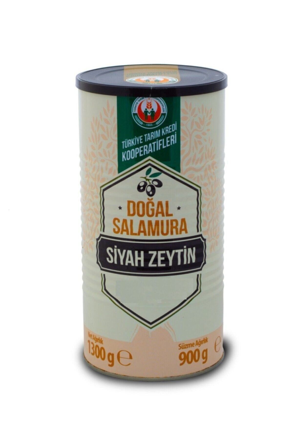 Tarım Kredi 900 gr Doğal Lezzetli Salamura Siyah Zeytin