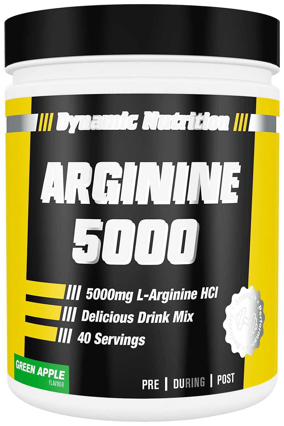 Dynamic Nutrition Dynamic Arginine 5000 320 gr - 40 Porsiyon (YEŞİL ELMA AROMALI)