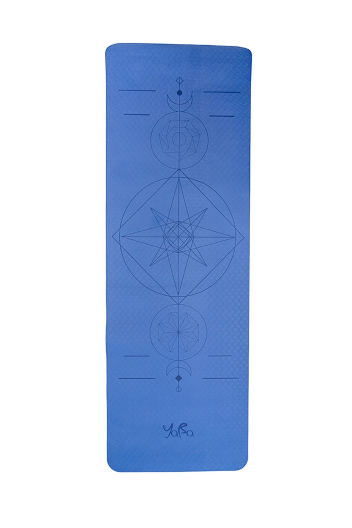 YABA Tpe Yoga Matı 6mm Pilates Matı Yıldız 183*61*0.6cm