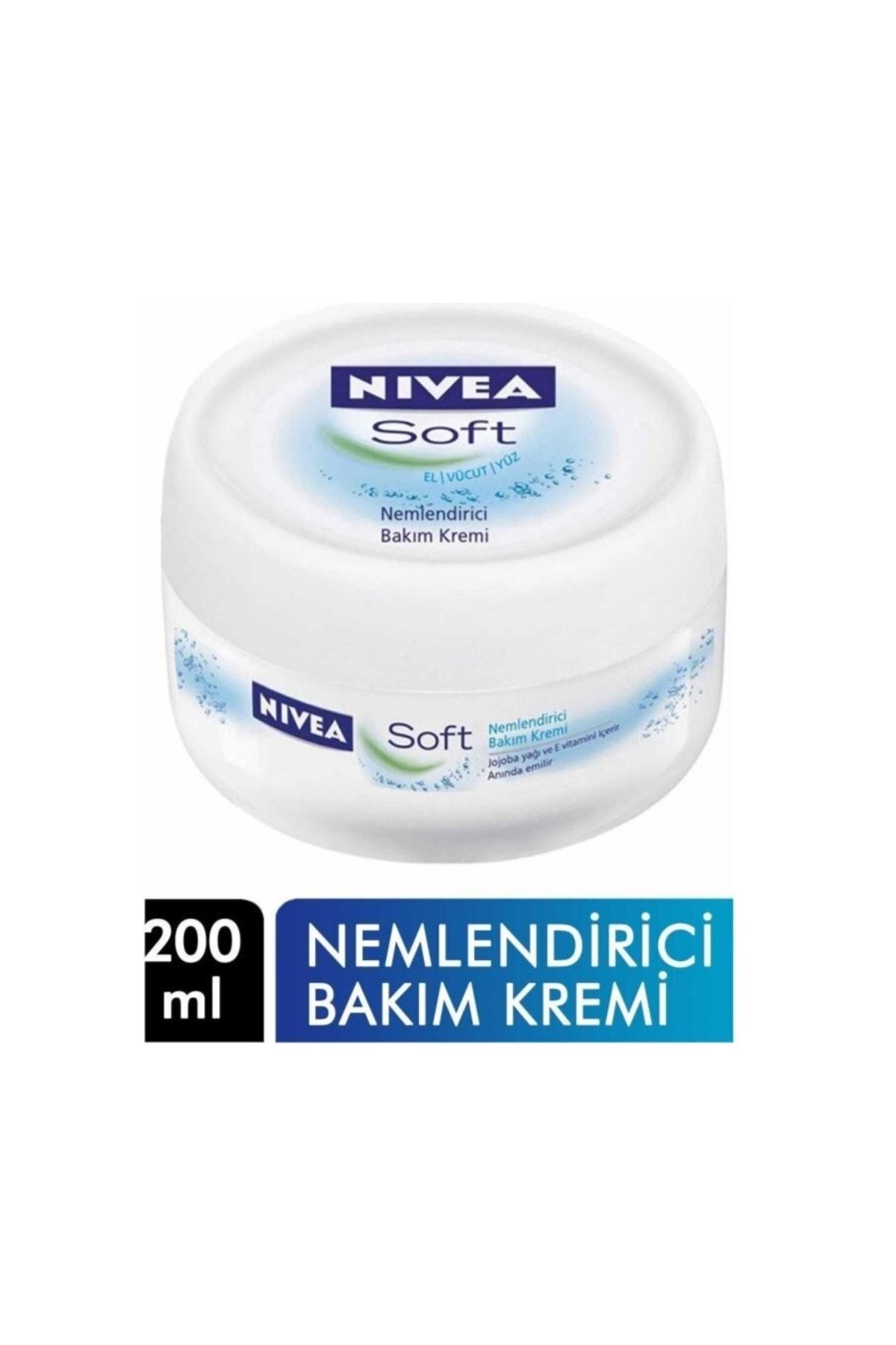 NIVEA Soft Krem 200 Ml Nemlendirici Bakım Yüz Kremi 4005808890507