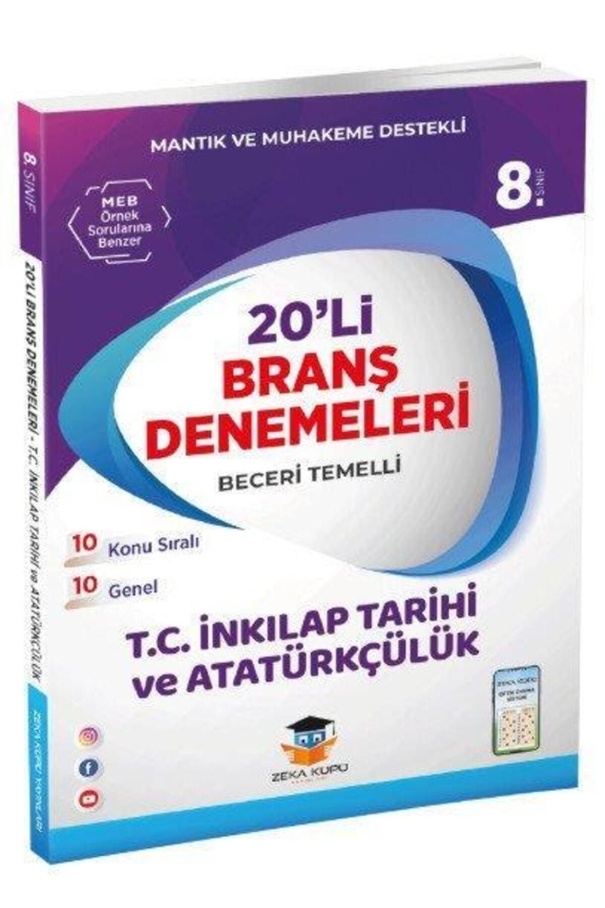Zeka Küpü Yayınları 8. Sınıf Lgs Inkılap 20'li Branş Denemesi 2021-2022
