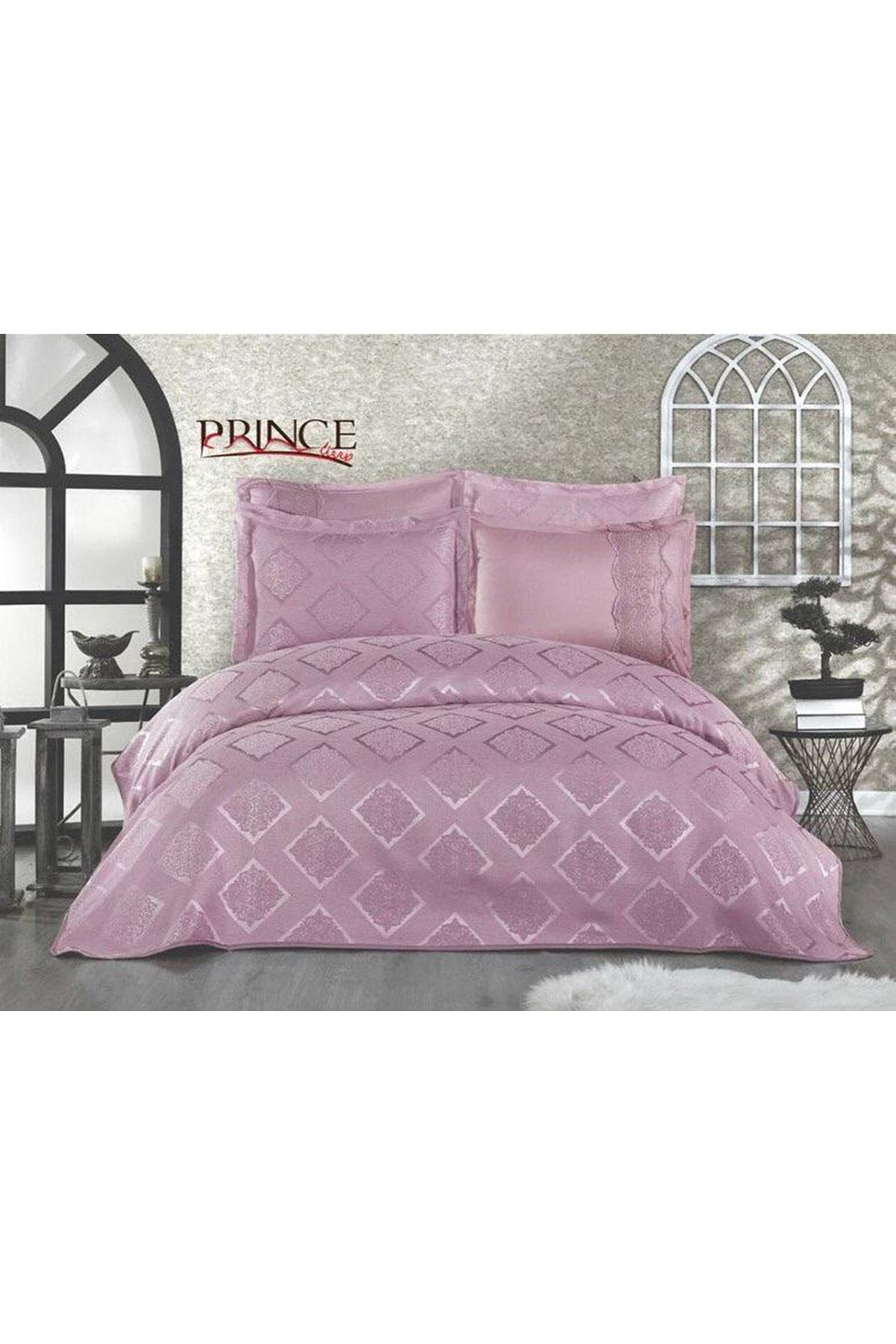 Prince Sleep Gonga Pike Ve Yatak Örtüsü 6 Parça Çeyiz Paketi