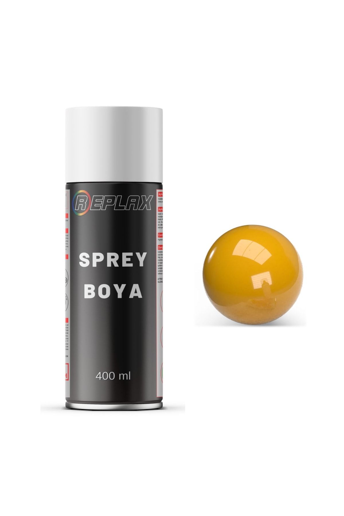 REPLAX Ahşap Boyası Koyu Sarı Sprey Boya 400 Ml.