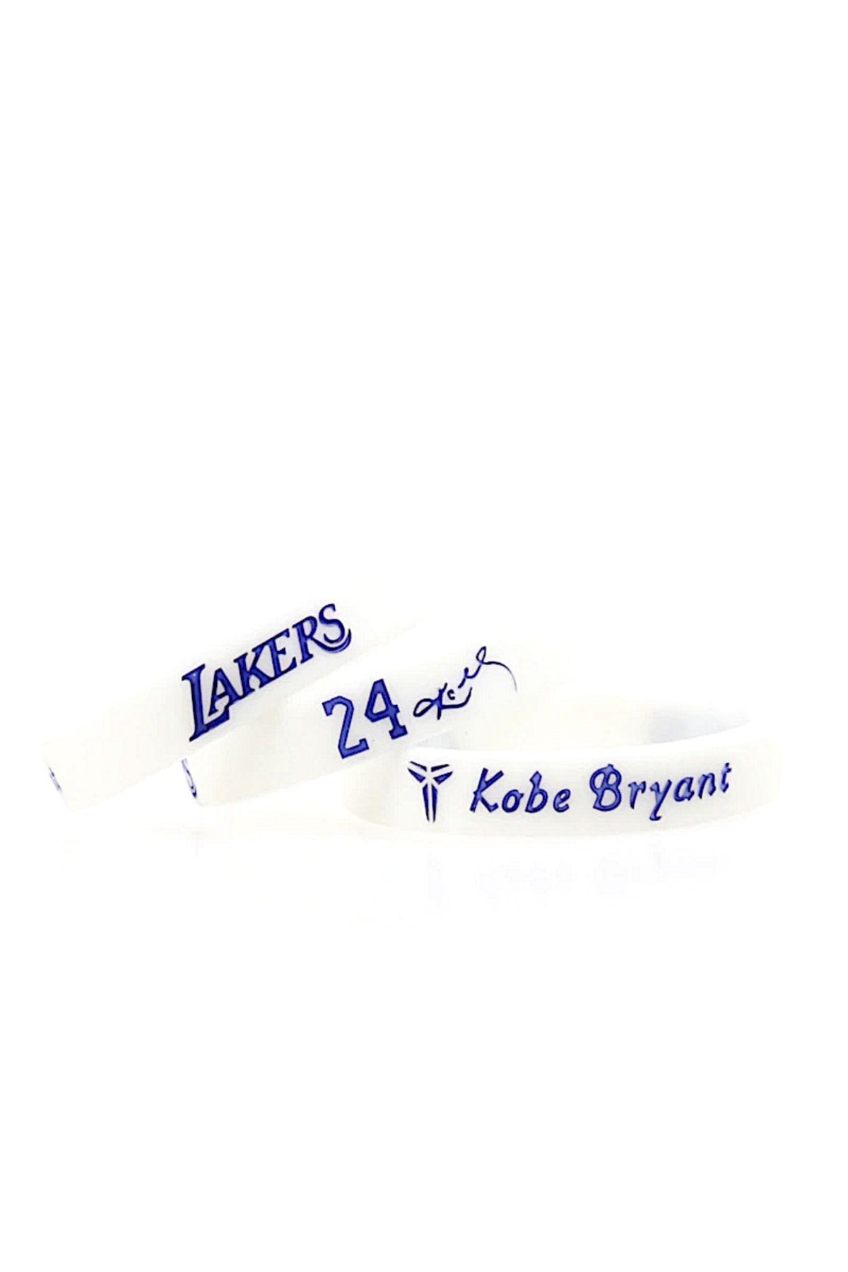 PurpleJam Kobe Bryant Beyaz Los Angeles Lakers Black Mamba Basketbol Nba Bileklik