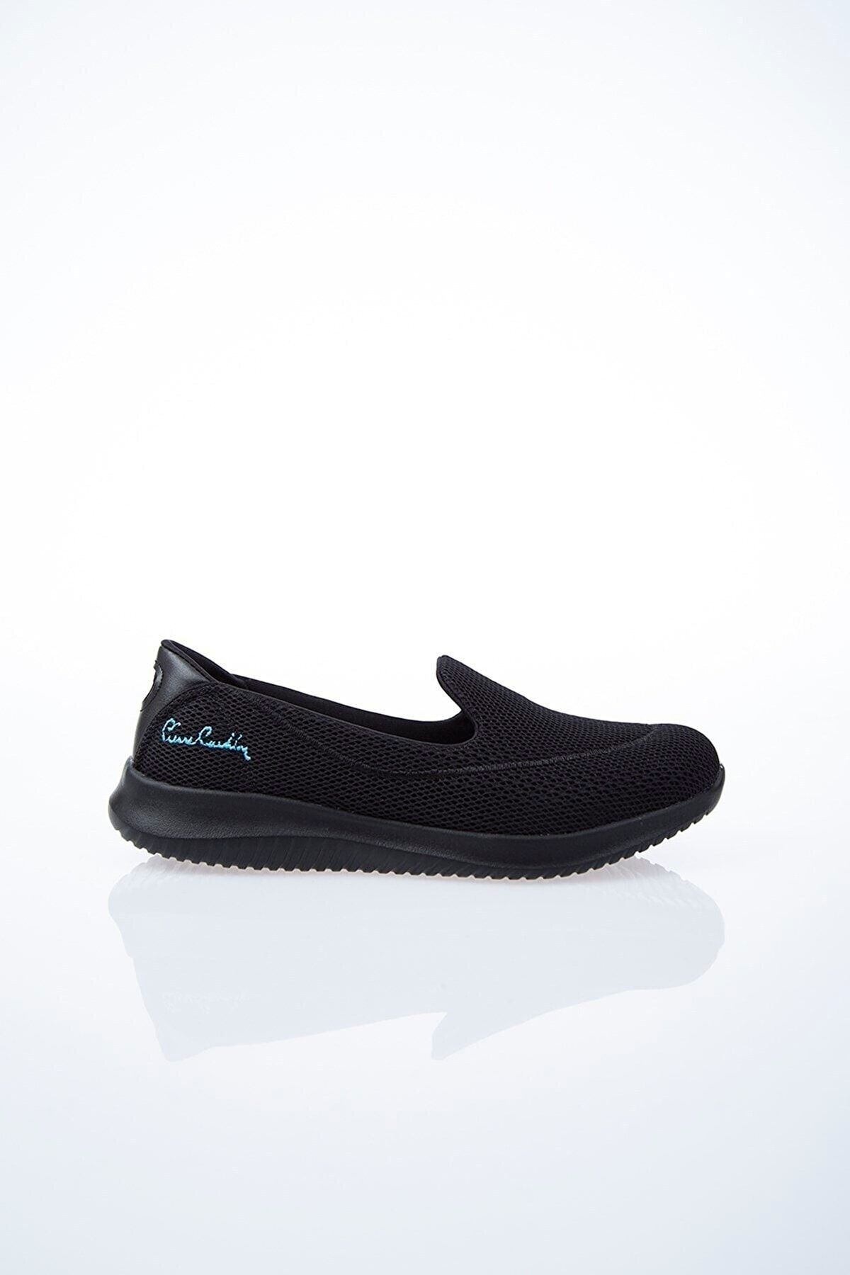 Pierre Cardin Pc-30168 Bağcıksız Siyah (nefes Alabilen Kumaş) Spor Ayakkabı