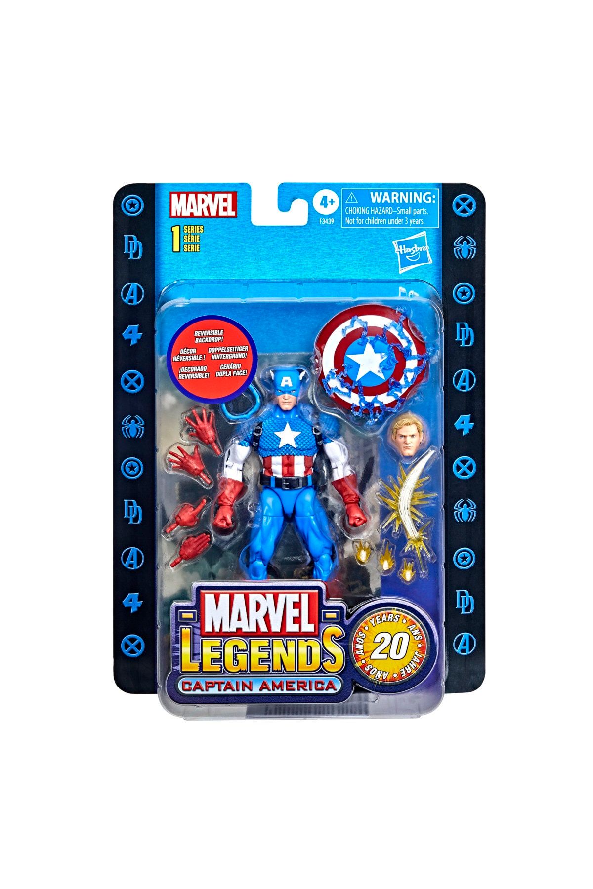 MARVEL Legends 20th Anniversary Series 1 Captain America Aksiyon Figürü
