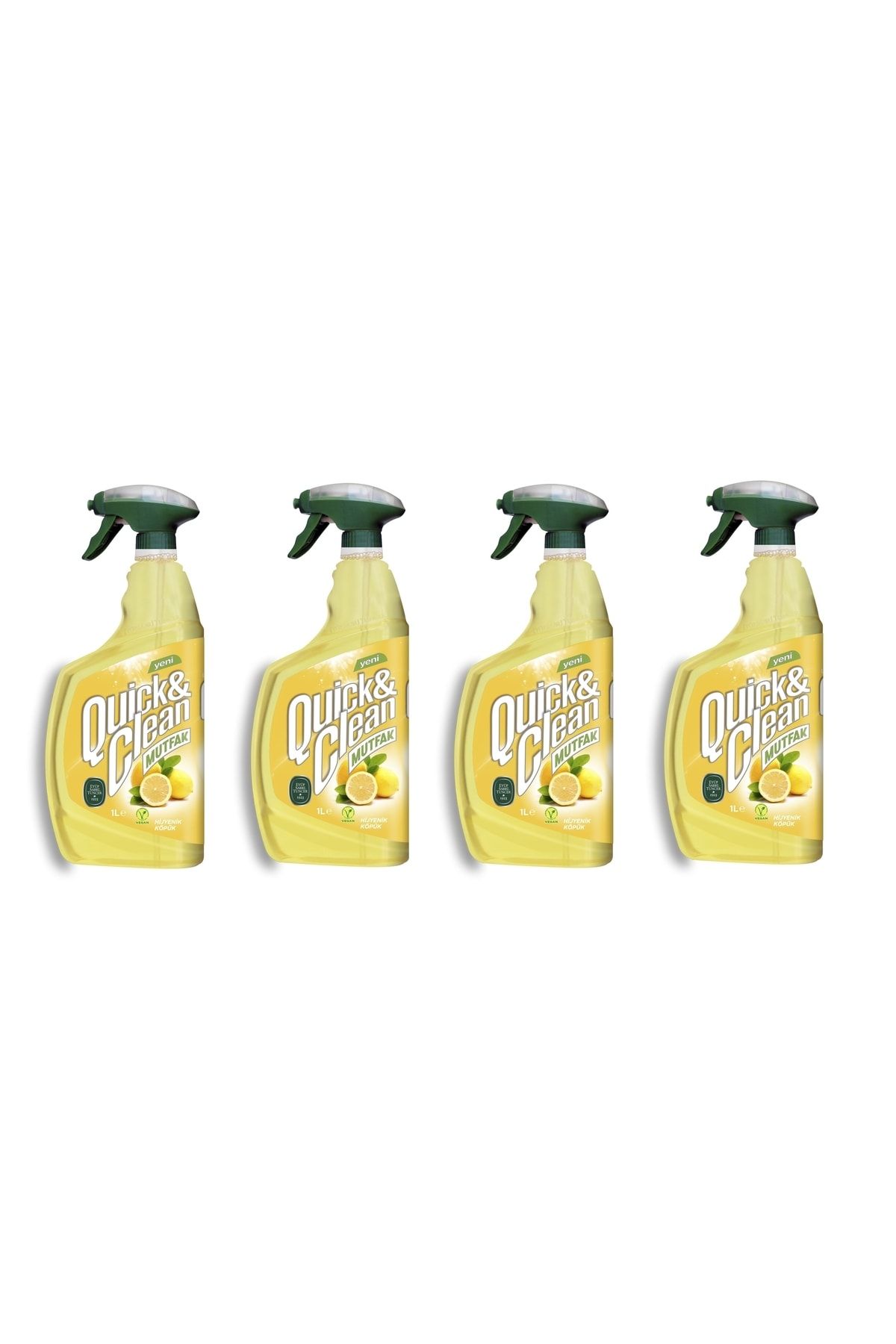 Eyüp Sabri Tuncer Quick & Clean Limon Yağı & Sirkeli Çok Amaçlı Mutfak Yüzey Temizleyici - 4 X 1lt ( 4 Adet)