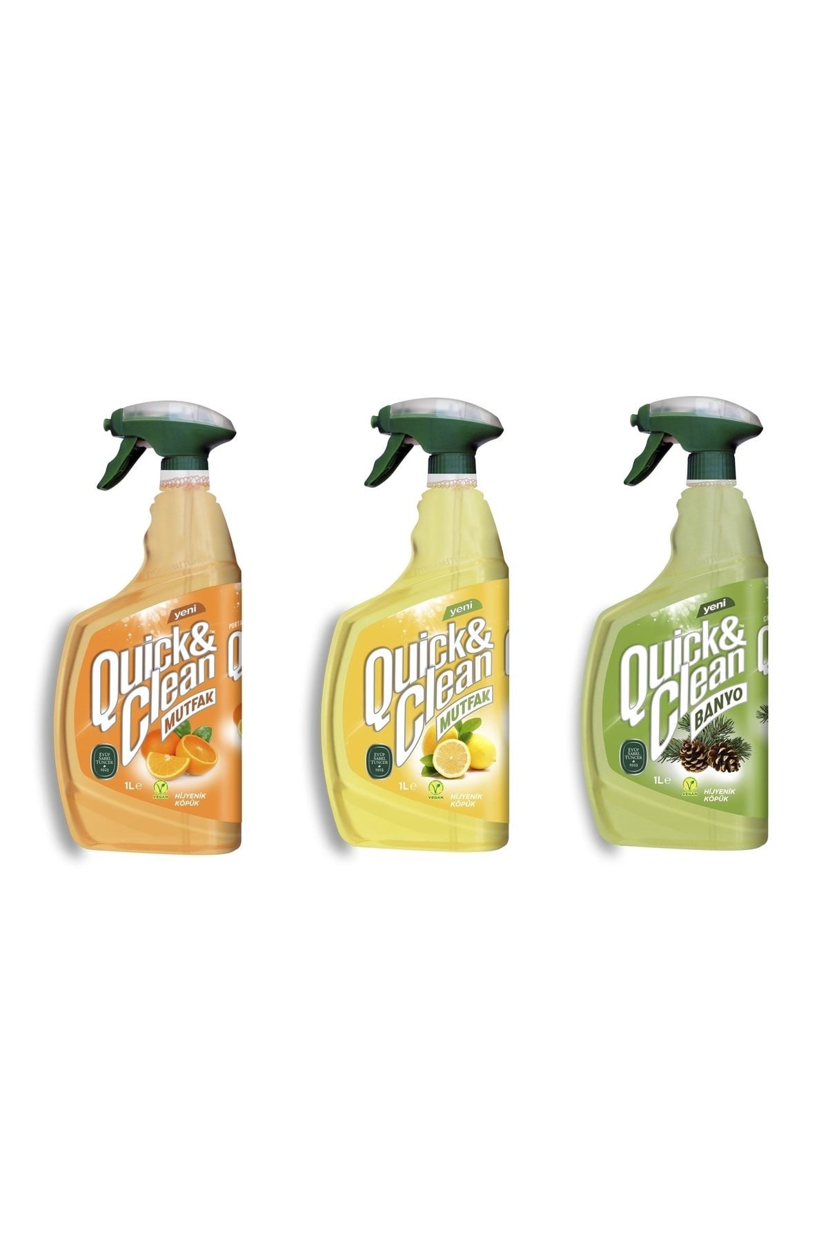 Eyüp Sabri Tuncer Quick & Clean Çam-limon-portakal Yüzey Temizleyici 3 X 1 Lt
