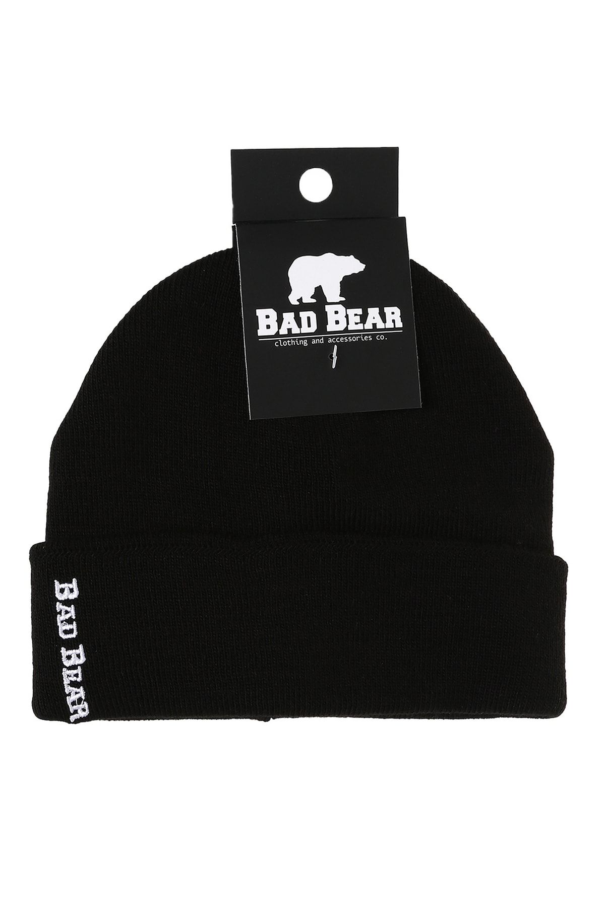 Bad Bear Siyah Erkek Bere Label Beanıe