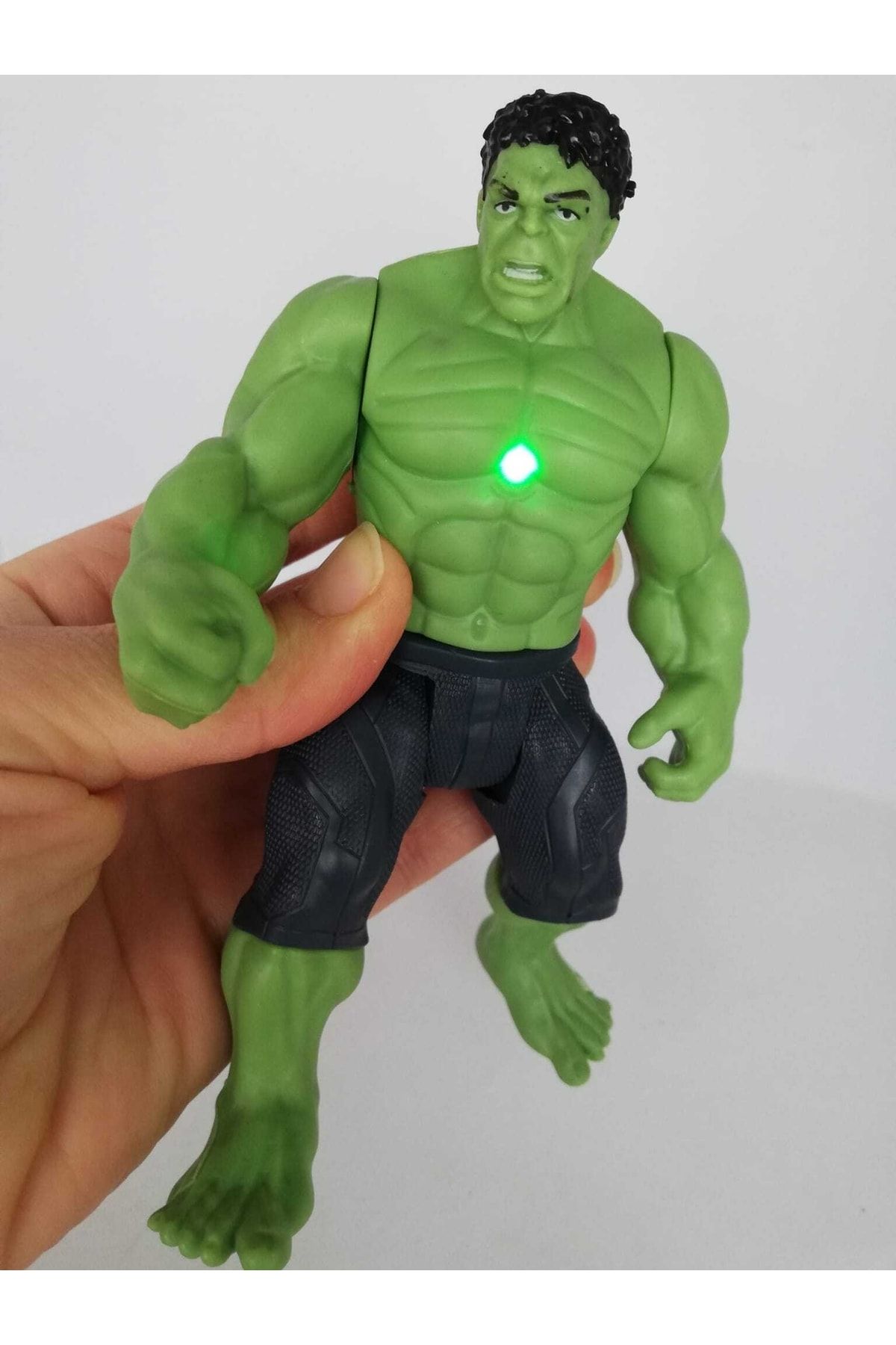 LRS STORE Marvel Avangers Işıklı Hulk Figür 14 Cm Kaliteli