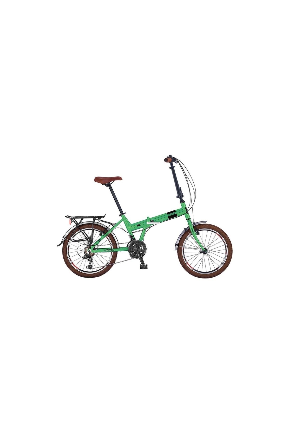 Salcano Slcn F120 21 Vites Katlanır Bisiklet - Yeşil