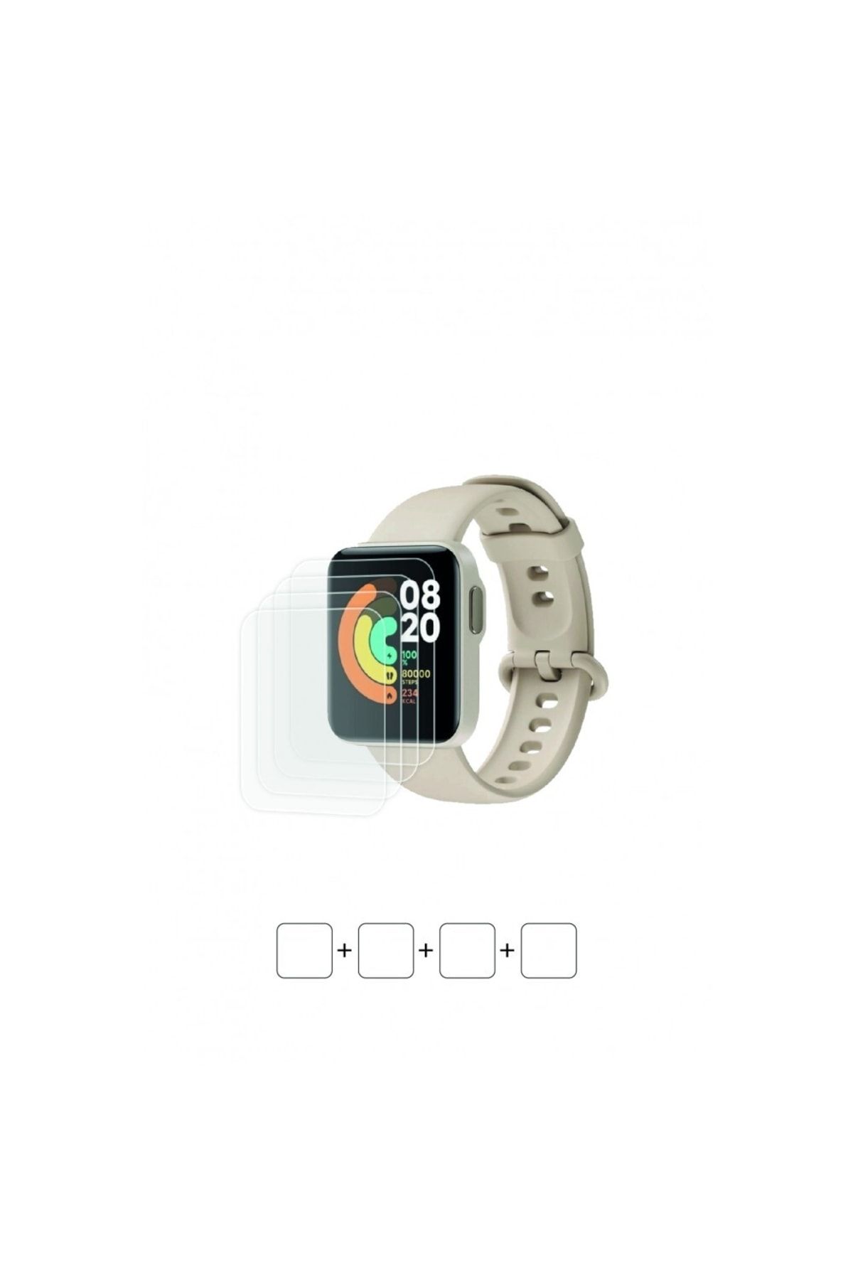 Wrapsol Xiaomi Redmi Watch 2 Lite Akılı Saat Ekran Koruyucu Poliüretan Film