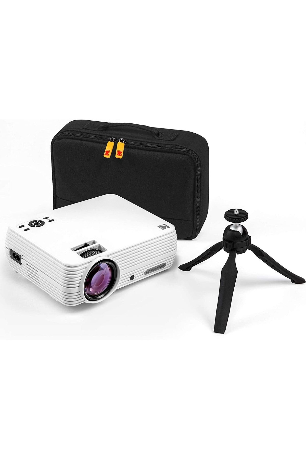 Kodak Tripodlu Ev Projektörü (MAX 1080P HD), Kasa Dahil / Kompakt, 720p Doğal Çözünürlük X4