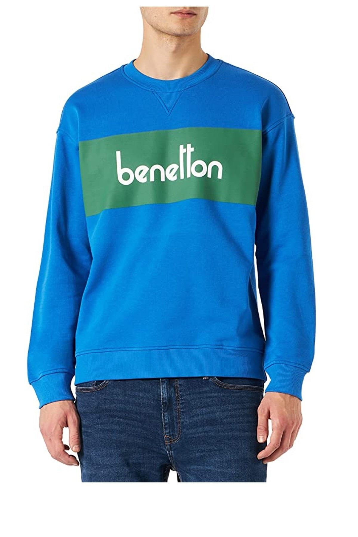 Benetton Erkek Sweatshirt 122a3j68u105v