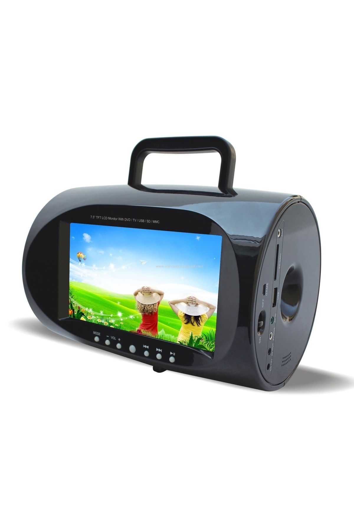 portable Taşınabilir Dvd Vcd Cd Mp3 Mp4 Oynatıcılı Müzik Seti