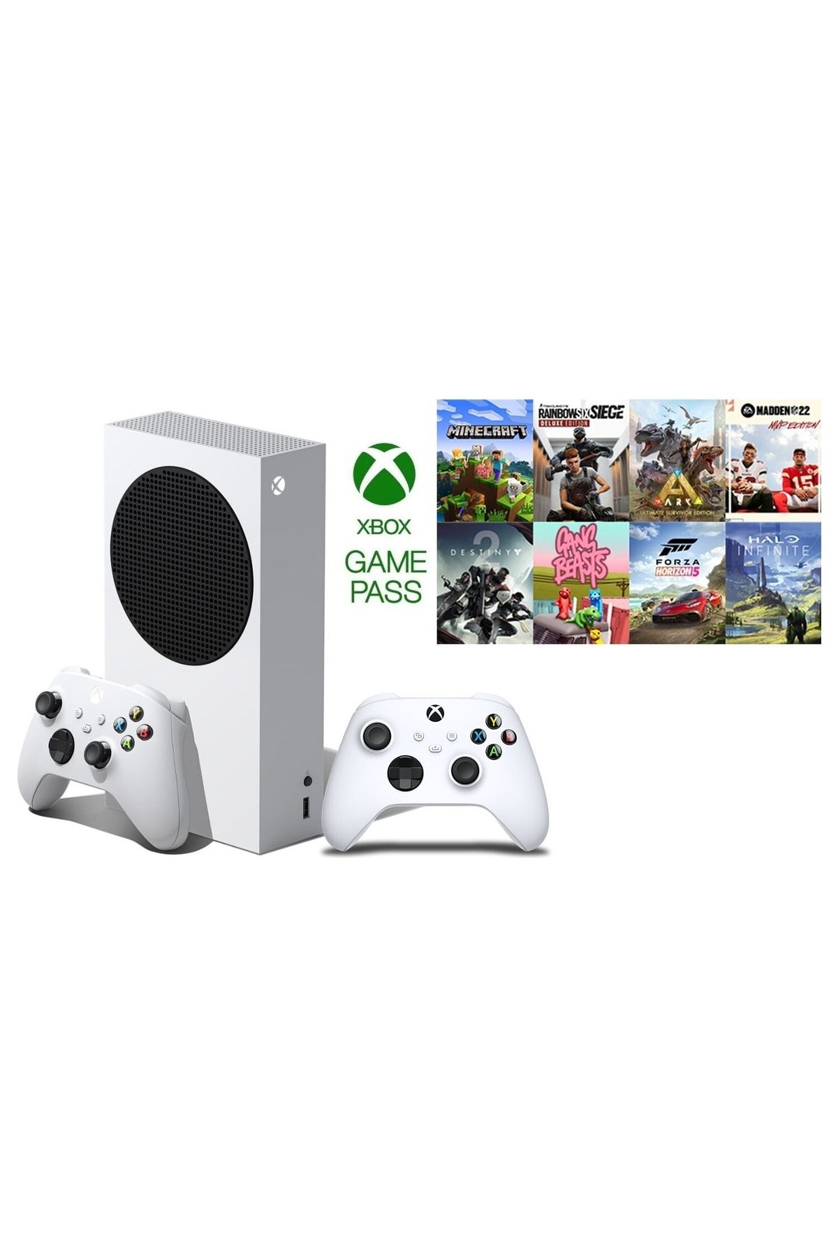Microsoft Xbox Series S 512 GB SSD Oyun Konsol + 1 Kol Beyaz + 1 Yıl Live Gold + Gamepass