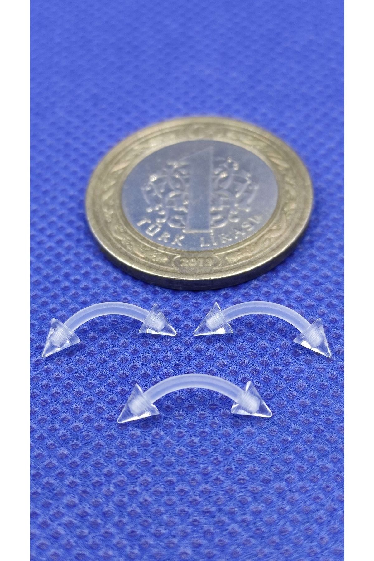 StillAccessory Anti Alerjik Bioplast 3'lü Şeffaf Kaş Piercing