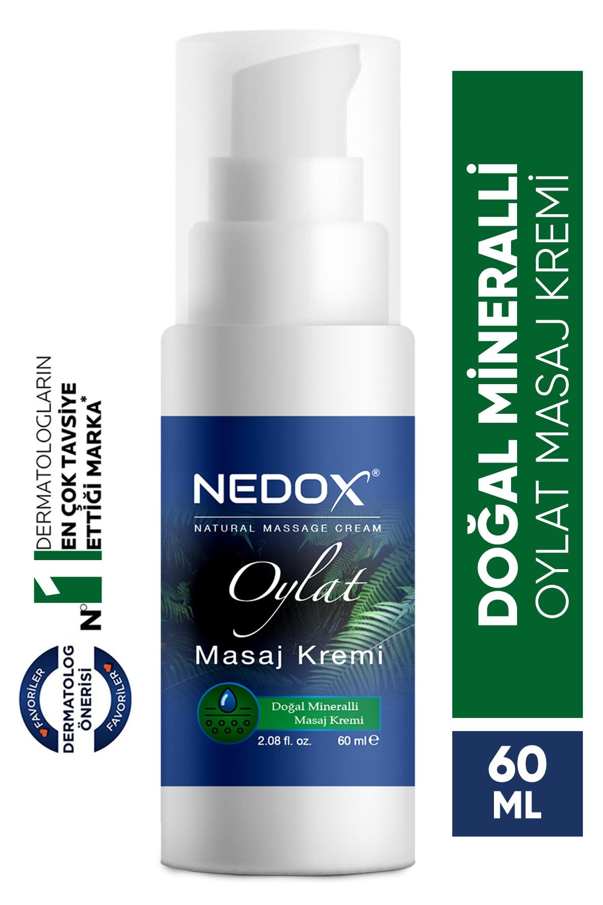 NEDOX Doğal Mineralli Ağrı Kesici Oylat Masaj Kremi 60 Ml