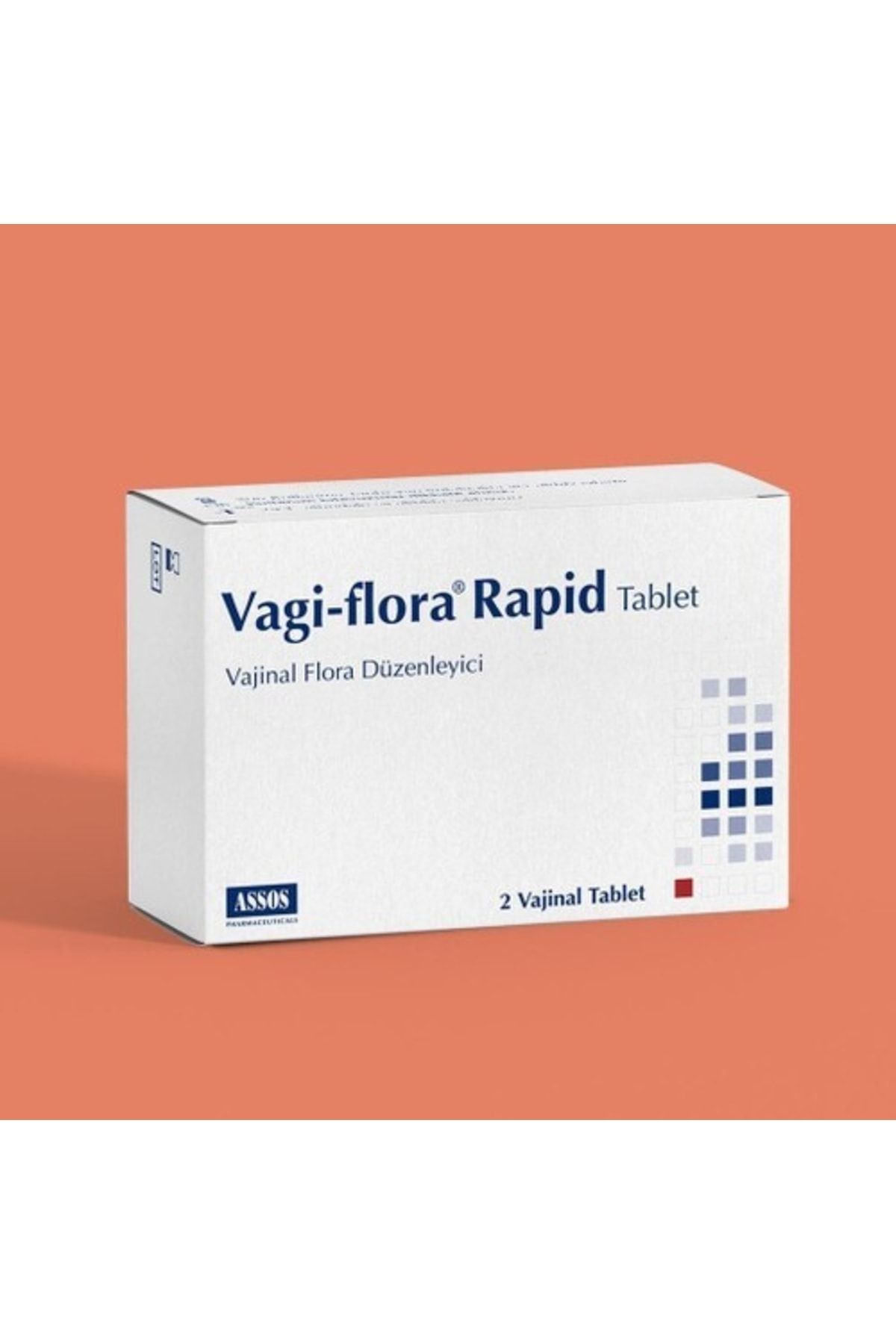Assos Vagi-flora Rapid 2 Vajinal Tablet